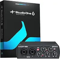 Interface de áudio USB PreSonus AudioBox 96, edição 25º aniversário, com software de gravação DAW Studio One Artist