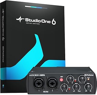 PreSonus AudioBox 96 25th Anniversary USB Audio Interface with Studio One Artist DAW Recording Software
