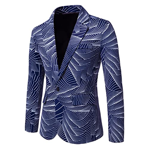 Veste d'hiver bleu pour homme Manteau décontracté en taille M