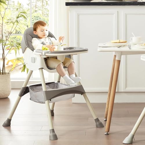 Image of Tecarfbb Baby High Chair, a-grey