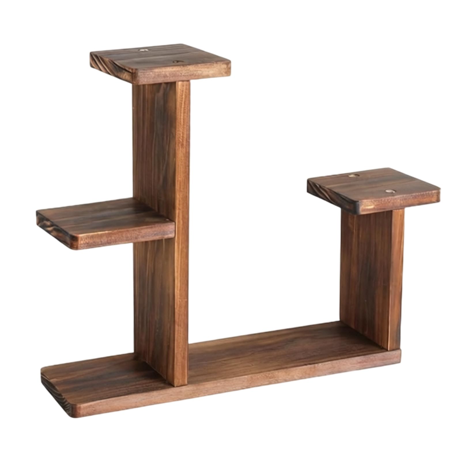 APGLSXY Compact Plant Pots Display Stands Wood Tabletop Shelf Tiered Flower Rack for Living Room Desk Balcony Study and Window Window Rack