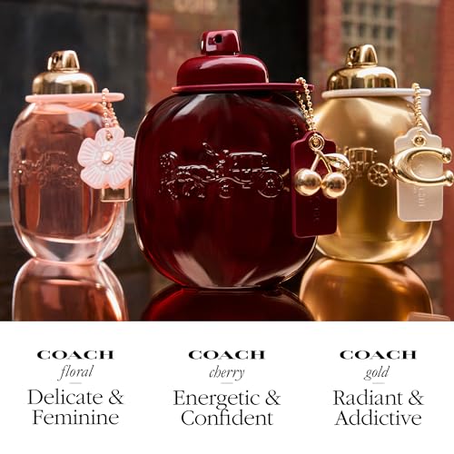Image of COACH - Cherry Parfum - Women's Fragrance - Floral Chypre Fruity - With notes of Cherry, Jasmine Sambac & Ambrofix