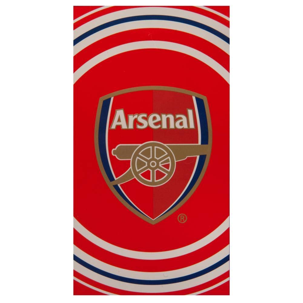 Club Licensed Arsenal Pulse Towel - 70 x 140cm Approx