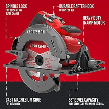 Circular Saw, 15-Amp (CMES510 