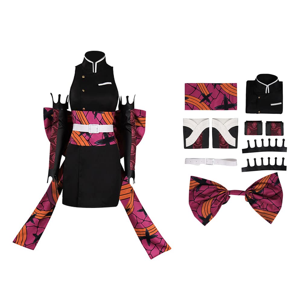 Womens Daki Kimono Cosplay Costume Anime Dress Demon Uniform Halloween Outfit