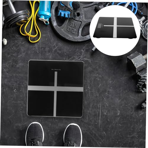 Balance de poids précise rechargeable USB maison pèse-personne écran noir - 2