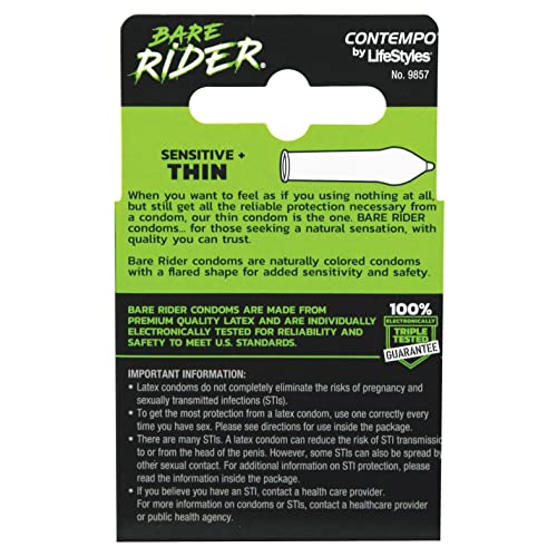 Bare Rider - Sensitive Thin - 3 Pack #TOP1