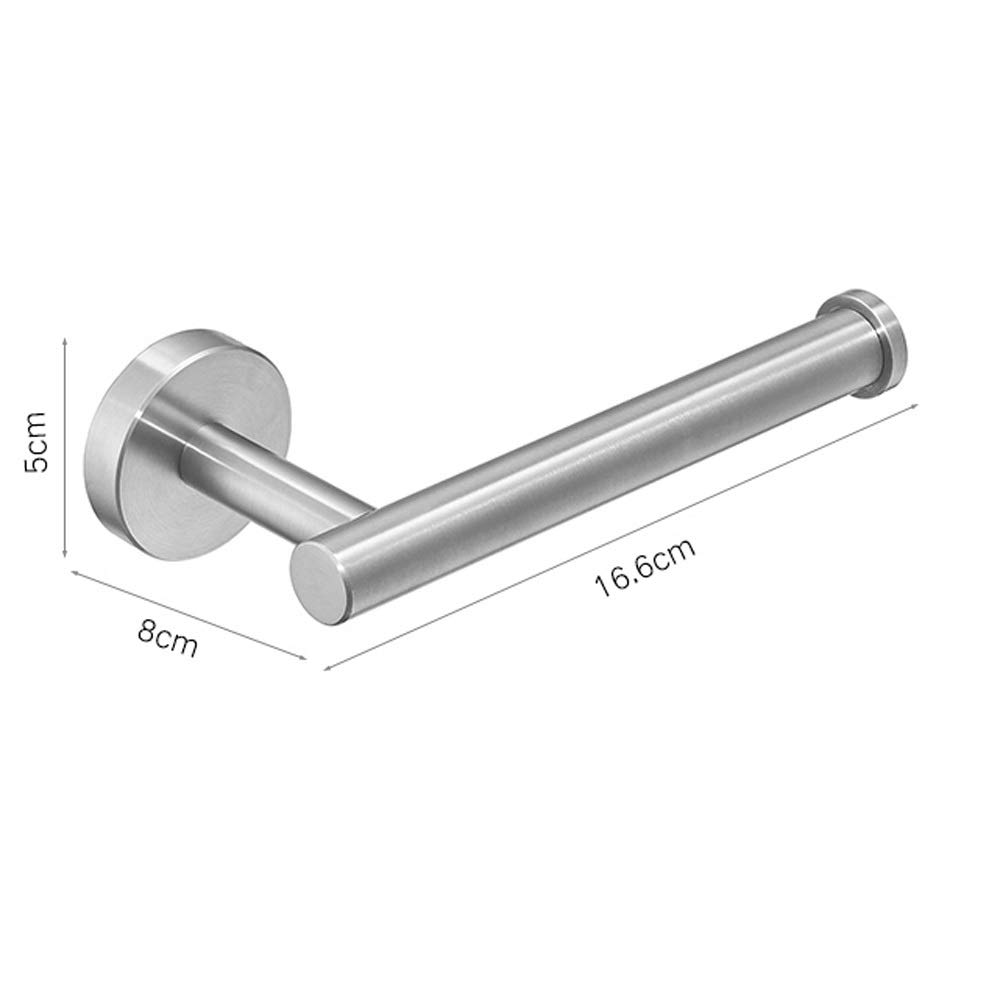 Stały uchwyt na papier toaletowy, Wall-Mounted Paper Towel Holder 304 Stainless Steel Brushed Natural Color 16.6x8x5