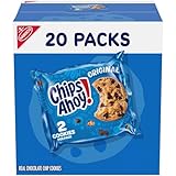 CHIPS AHOY! Original Chocolate Chip Cookies, 20 Snack Packs (2 cookies per pack)