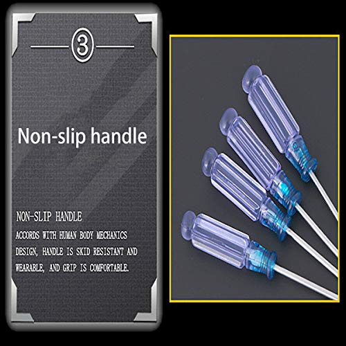 Buspoll Torx screwdriver set with T5 T6 T8 T10 star magnetic screwdriver, suitable for mobile phone/Mac/computer repair