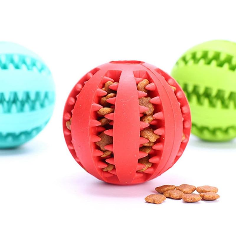 Dog Trust Interactive Dog Toys - Dog Chew Toy - Bite-Resistant Dog Treat Ball Dispenser Feeder - Ideal as Dog Puzzle Toys for Dog Boredom, Puppy Teething & Mind Stimulating Training Red Ball (B0CP9K9YLY) Amazon Price History, Amazon Price Tracker