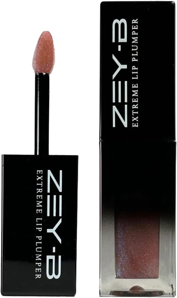 Hydrating Lip Plumper, Rich Infusion of Hyaluronic acid, Collagen, Tripeptide-1 & Vitamins for Fuller, Smoother, Softer lips, Instant & Long-Term Plump, High Shine Gloss, Transparent Blush 5ML