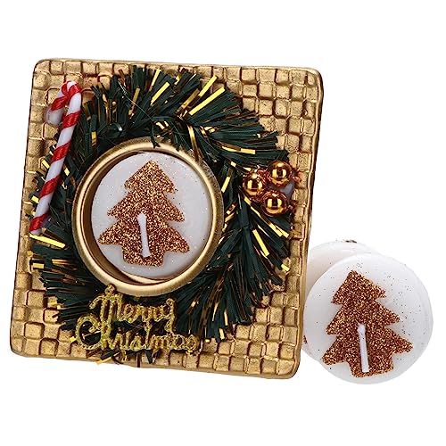 Levemolo Christmas Candle Xmas Tree Layout Decorative Candle for Romantic Ambiance Holiday Present for Friends Family for Festival Celebrations