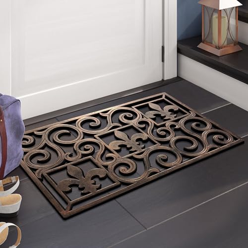 A1 Home Collections Doormat First Impression Rubber Grill Hand Finished Unique Doormat 18” X 30” for Outdoor Entrance, Welcome Mats for Front Door Indoor Non-Slip Backing by A1 HOME COLLECTIONS - Image 5