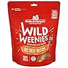 Stella chewys freeze dried raw wild weenies dog treatsall natural protein rich grain free dog puppy treatgreat for training rewardinggrass fed beef recipe325 oz bag  urban country home decor