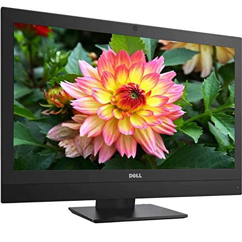 Ordenador de sobremesa todo en uno Dell OptiPlex 3050, tarjeta de 20 pulgadas, procesador Core i5-7400T, memoria RAM de 8 GB, disco SSD de 256 GB NVMe, Webcam, Win 10 Pro (reacondicionado)