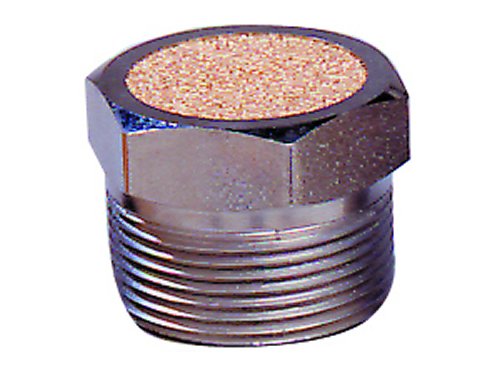 ASP-3BV 3/8" Breather Vent, 35-300 Degrees F, 150 Psig Max Pressure, Nickel Plated Iron Body (Pack of 10)