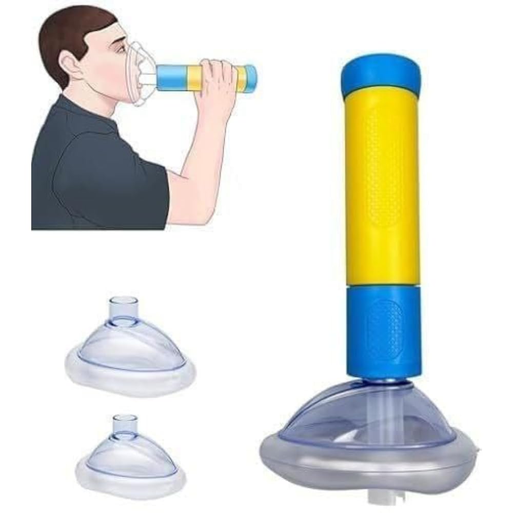 1Set Emergency Anti-Choking Rescue Device – Portable Suction Tool with Adult & Child Masks for Quick Airway Clearance, Home, Travel, Car, School Safety, Easy-to-Use First Aid Kit