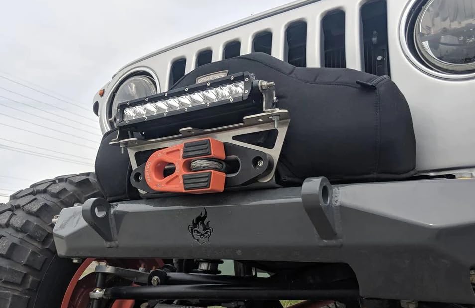 CrawlTek Revolution CWLCT11001 | Universal Light/LED Mount for Bumper/Fairlead/Winch | Off-Road Trucks, SUV, Jeep, ATV, UTV, Overland