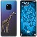Produktbild PhoneNatic Case kompatibel mit Huawei Mate 20 Pro Silikon-Hülle Vektor Tiere Giraffe M8