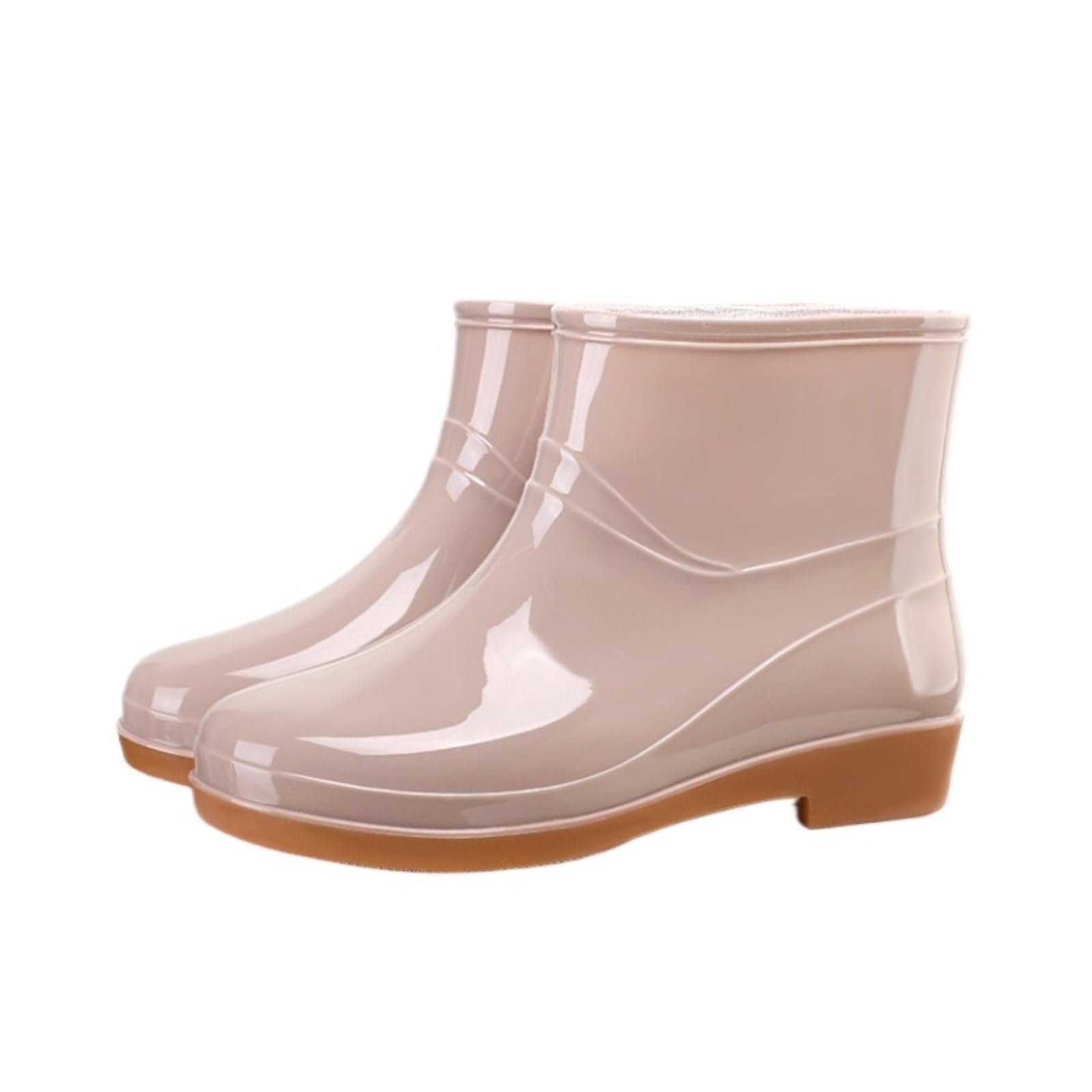 Kalosze Gumowce Lekkie Damskie Krótkie Buty Wodoodporne Kuchenne Antypoślizgowe Domowe Na Zewnątrz Do Wody Rain Boot