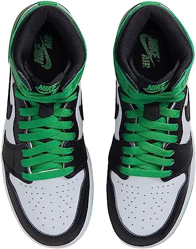 NIKE Basketballschuhe f&uuml;r Herren, Schwarz/Lucky Green-White, Gr&ouml;&szlig;e 7, Schwarz Lucky Green White, 40 EU
