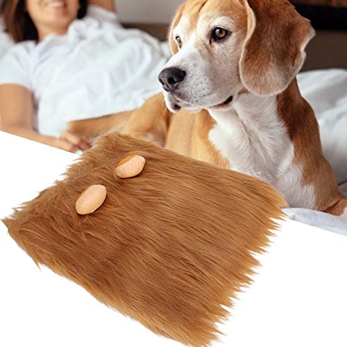 And Fluff Fancy Perucas de leão Dr Up para animais de estimação, peruca macia de crina de leão, para