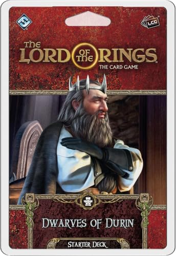 The Lord of the Rings The Card Game Dwarves of Durin STARTER DECK - Cooperative Adventure Game, Strategy Game, Ages 14+, 1-4 Players, 30-120 Min Playtime, Made by Fantasy Flight Games