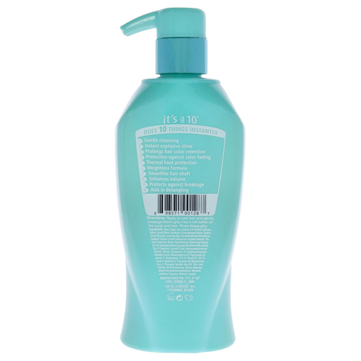 Its A 10 Miracle Blow Dry Glossing Szampon dla Unisex 10 uncji Szampon