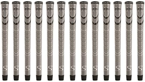 SuperStroke Cross Comfort Grey/Black Standard 13 Piece Golf Grip Bundle