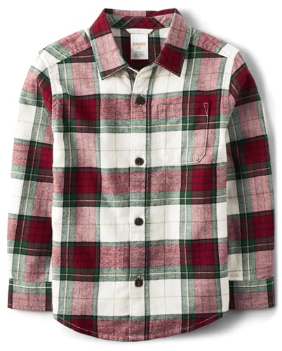 Image of Gymboree Boys' and Toddler Long Sleeve Button Up Shirt