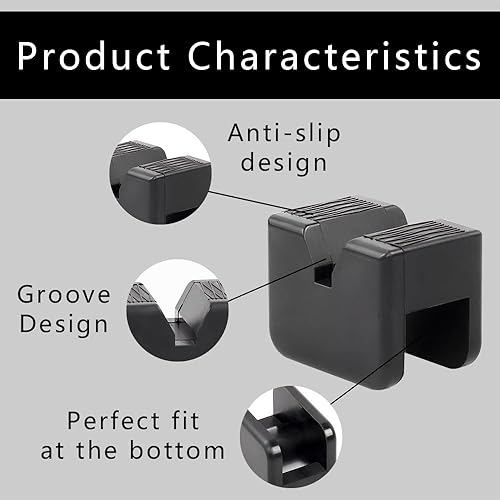 Miniatura 3 de 2 almohadillas para gato, adaptador de gato de piso, almohadilla de goma para gato de piso, protector de riel de marco lateral de soldadura,