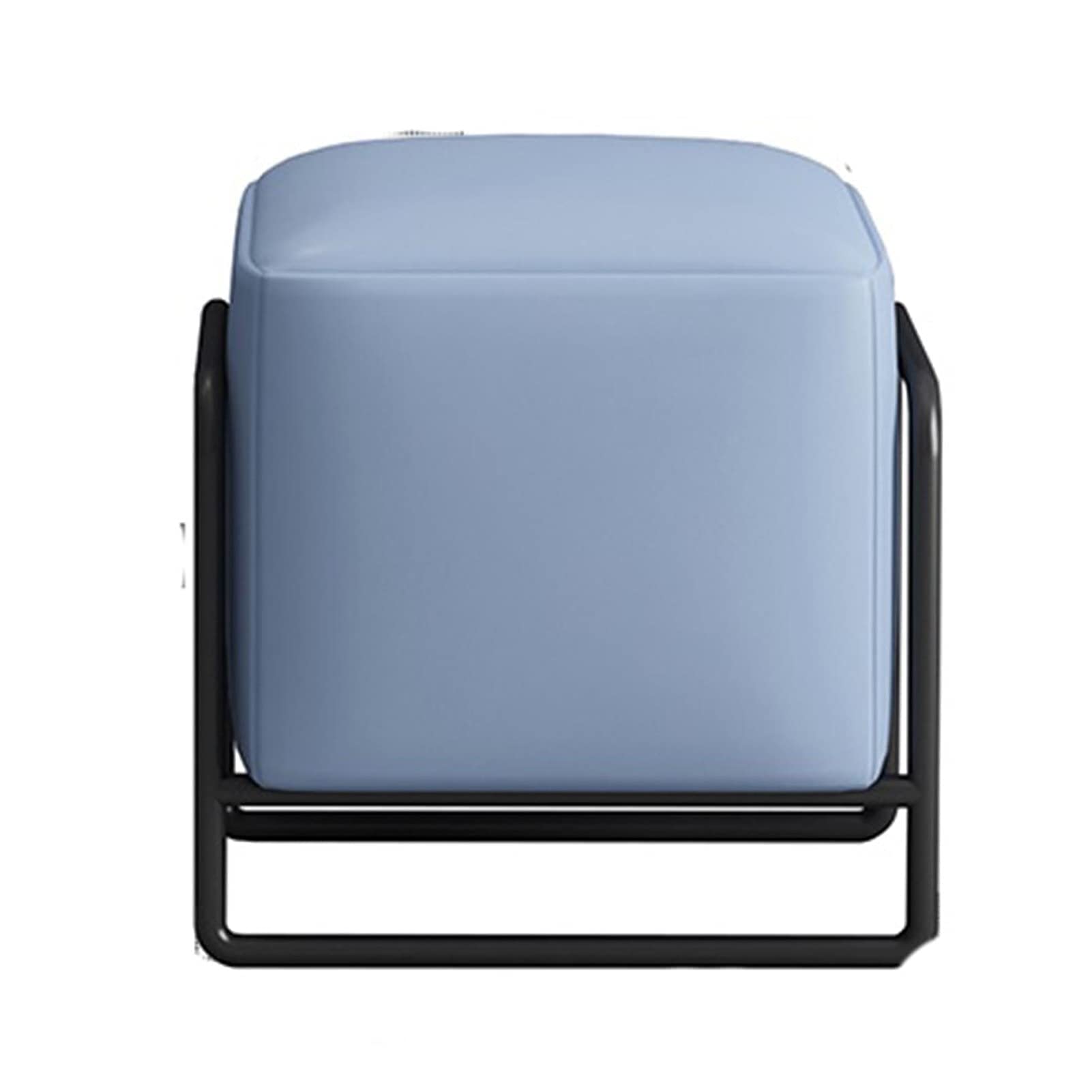 Sofá de lujo ligero para sala de estar con taburete auxiliar mini