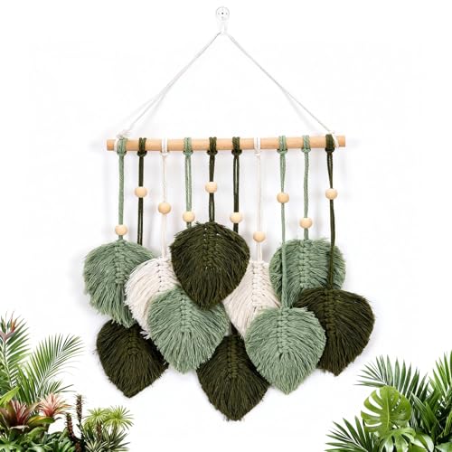 XINKEJIA Wandteppich Wandbehang Boho Deko Wanddeko Makramee Wandbehang Wanddeko Wohnzimmer Gewebte...