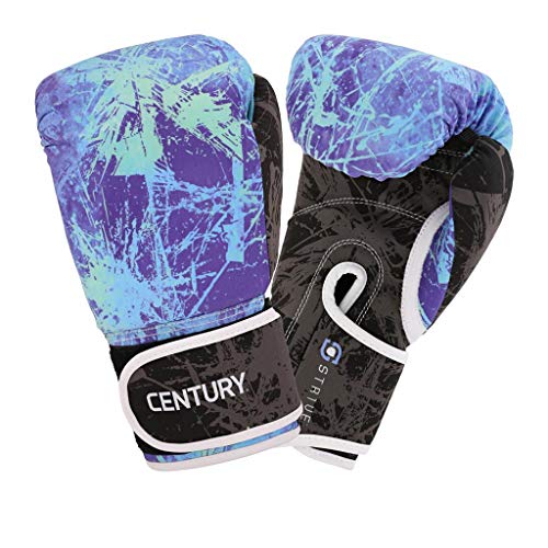 Guantes de boxeo Century Strive lavables de 10 oz para eliminar el mal olor al entrenar