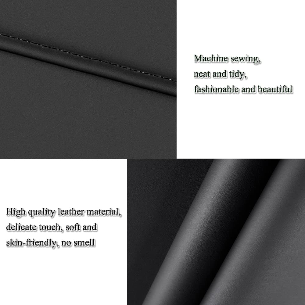 XITER 2Pcs Leather Car Seat Back Protectors Kids Kick Mats Waterproof Backseat Covers for Nissan Rogue 2014-2026 Interior — view 5