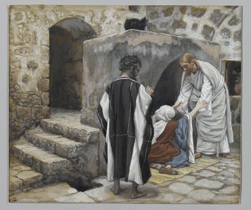 Toile Décor Art Mural Classique La Guérison de la Belle-Mère de Peter Peinture Moderne 60x90cm