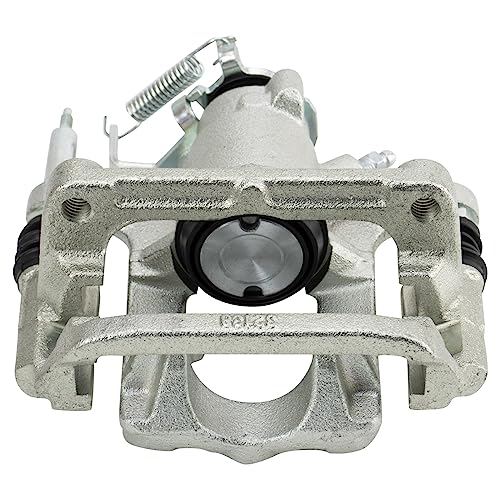 Image of TRQ Front and Rear Brake Caliper Set Zinc Coated Brackets Hardware Compatible with 2012-2017 Buick Verano