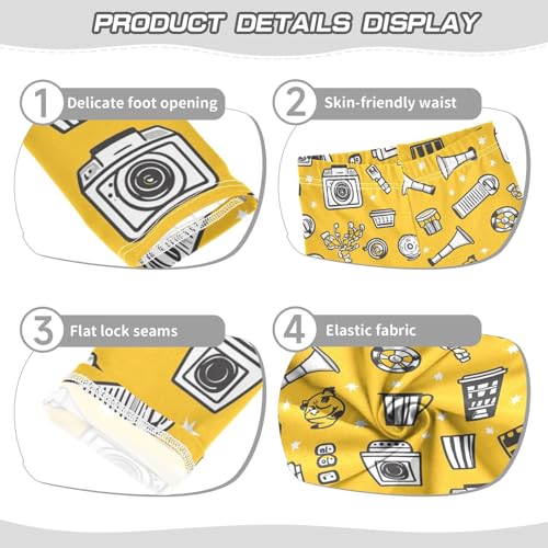 Girls Leggings Cinema Icons Toddler Girls Clothes Leggings for Girls Toddler Girls Leggings 3-4T3