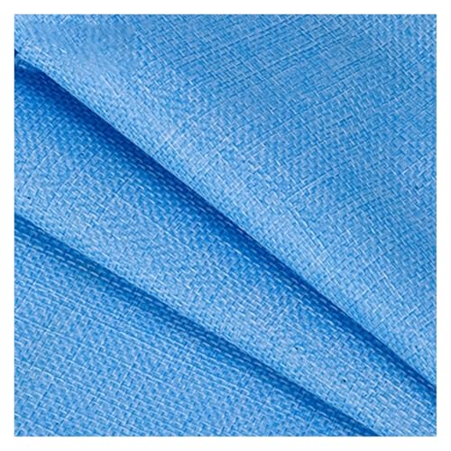 Patch de réparation en tissu de lin bleu auto-adhésif pour canapé - 2