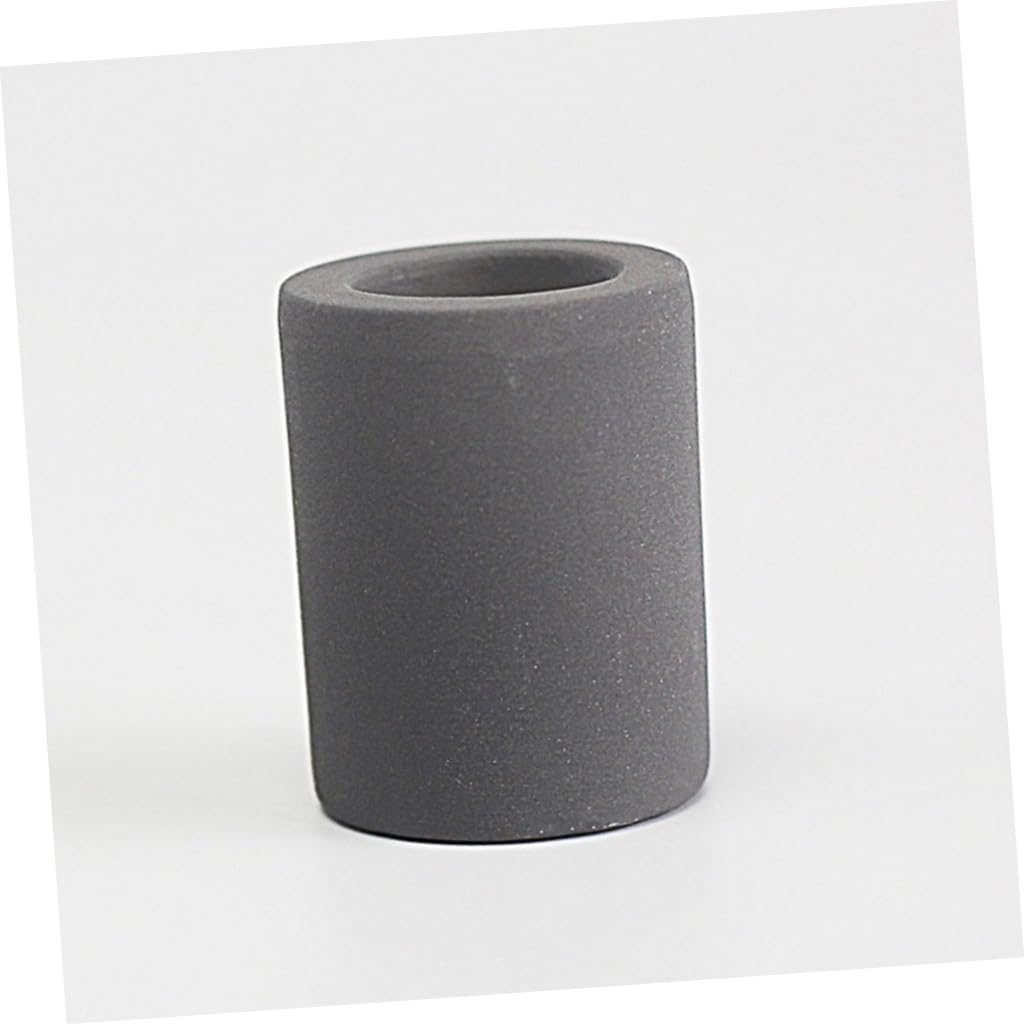 Portaspazzolino in Diatomite 4 Pezzi, Base Assorbente in Argilla, Supporto Compatto per Bagno, Asciugatura Rapida e Ordine