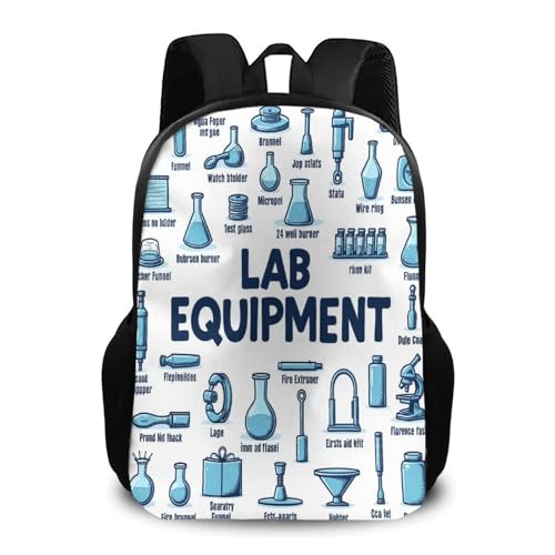 Business Work Bag for Men Women, Backpack Easy to Storage, Large Capacity Funny Science Chemistry Backpacks for Outdoor