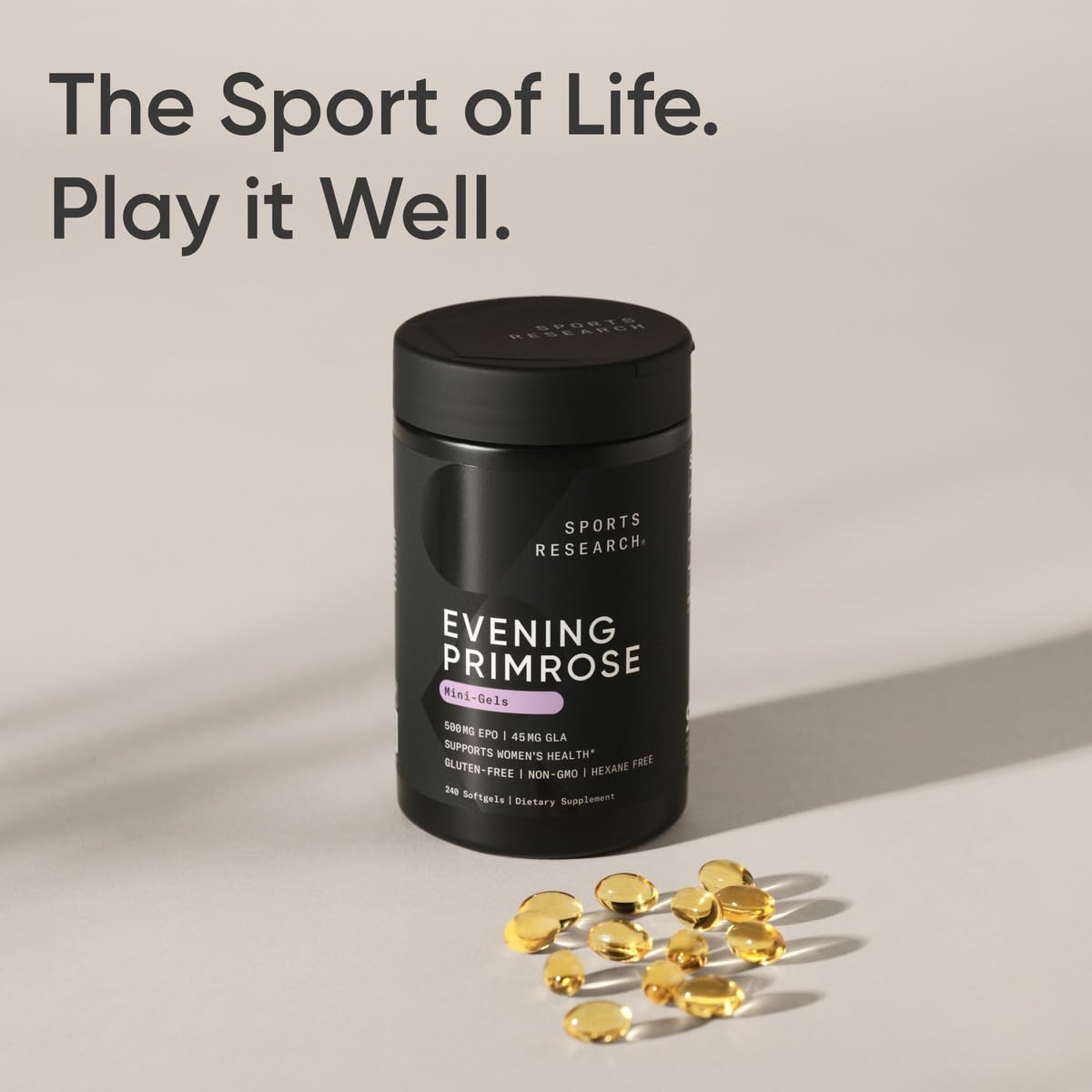 Sports Research® Evening Primrose Oil 500mg, 240 Mini-Softgels — Amazon image 7