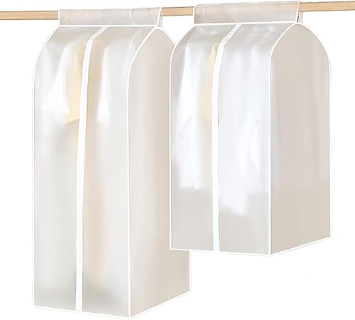Stuff R Us Bolsa de polvo para ropa colgante tridimensional a prueba de polvo es impermeable y fácil de limpiar conveniente para colgar ropa