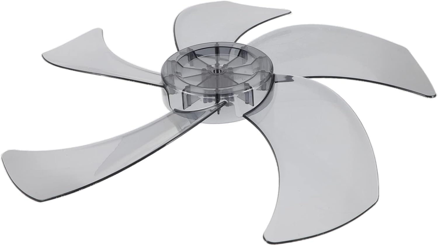 2pcs Fan Leaves Replacement for Household Standing Pedestal Fan Plastic Material Easy Installation Compatible Table Quiet Transparent Finish
