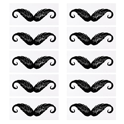 10 piezas nasal cera de bigote pegatinas barba nariz ceja ceñada de depilación facial pegatinas enceradas protectores de bigote protectores de bigote pegatina para hombres