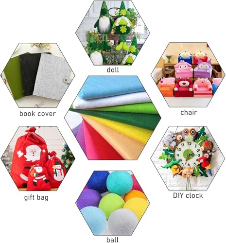 Image of Pack of 3 Purple Shades Felt Fabric Sheet Stiff (Hard) Size 19 inch x 21 inch inch | School DIY Crafts Patchwork, Table & Board Backdrops Embroidery Sewing 3pcs
