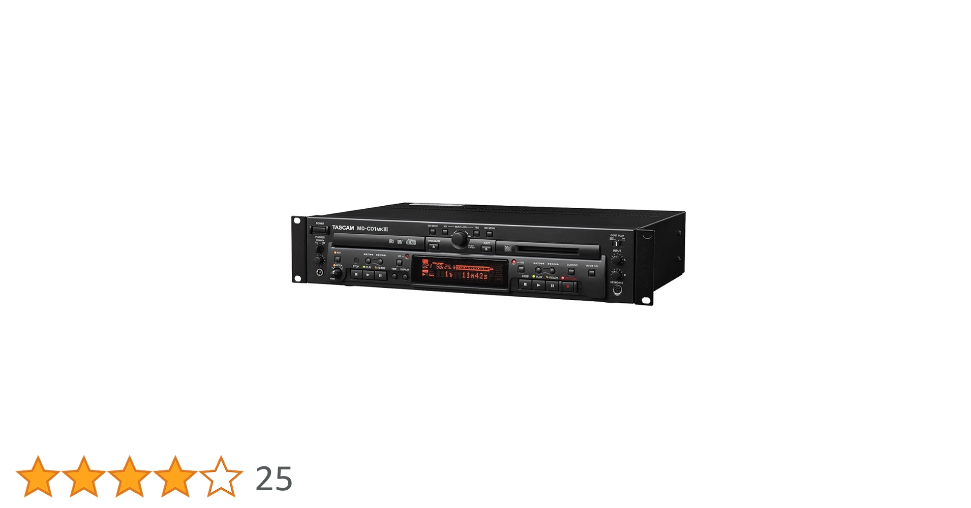 Amazon.co.jp: TASCAM MD/CDコンビネーションデッキ/プレーヤー MD