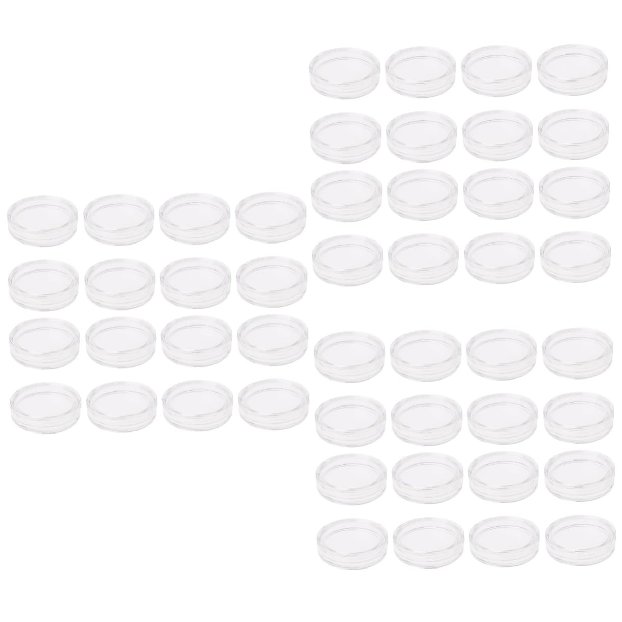 NUOBESTY 60stücke Transparente Acrylmünzaufbewahrungsboxen Für Schutzboxen Für Münzsammler Langlebige Und Sichere Münzkapseln Für Aufbewahrung Und Präsentation Von Gedenkmünzen