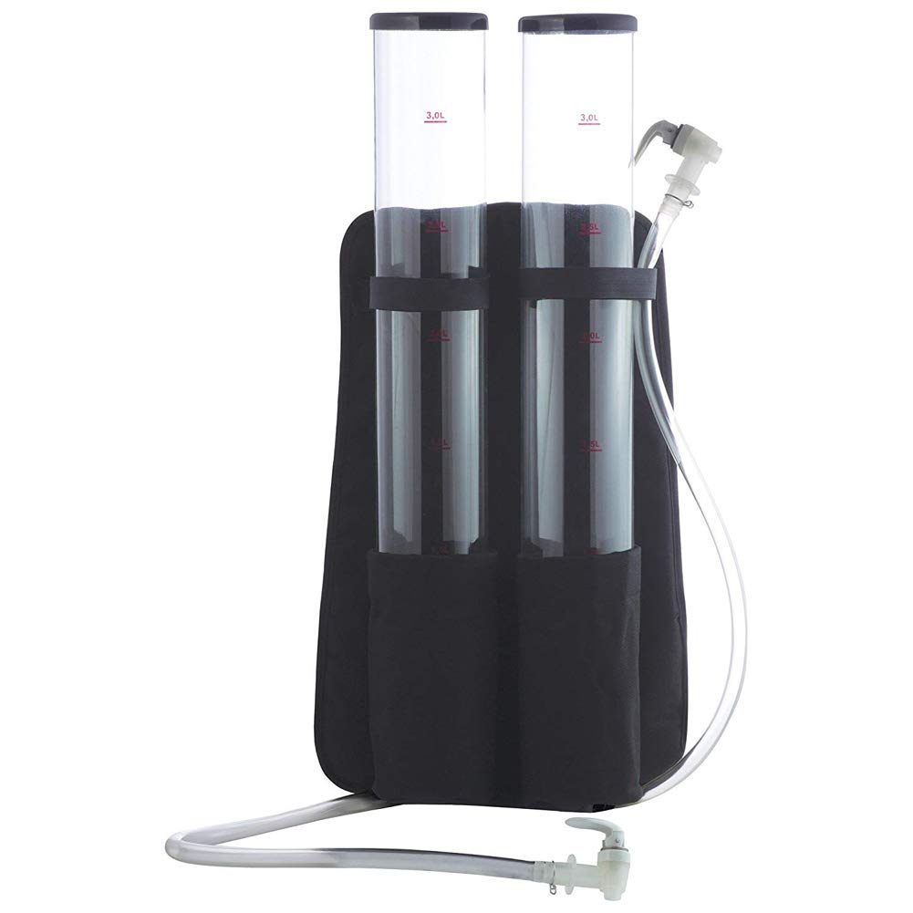 Buy Beverage Dispenser Backpack Dual Tank Liquid Liquor Wine Soda Soft